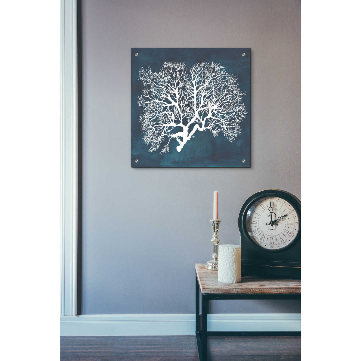 Epic Art 'Inverse Sea Fan III' by Grace Popp, Acrylic Glass Wall Art,24x24