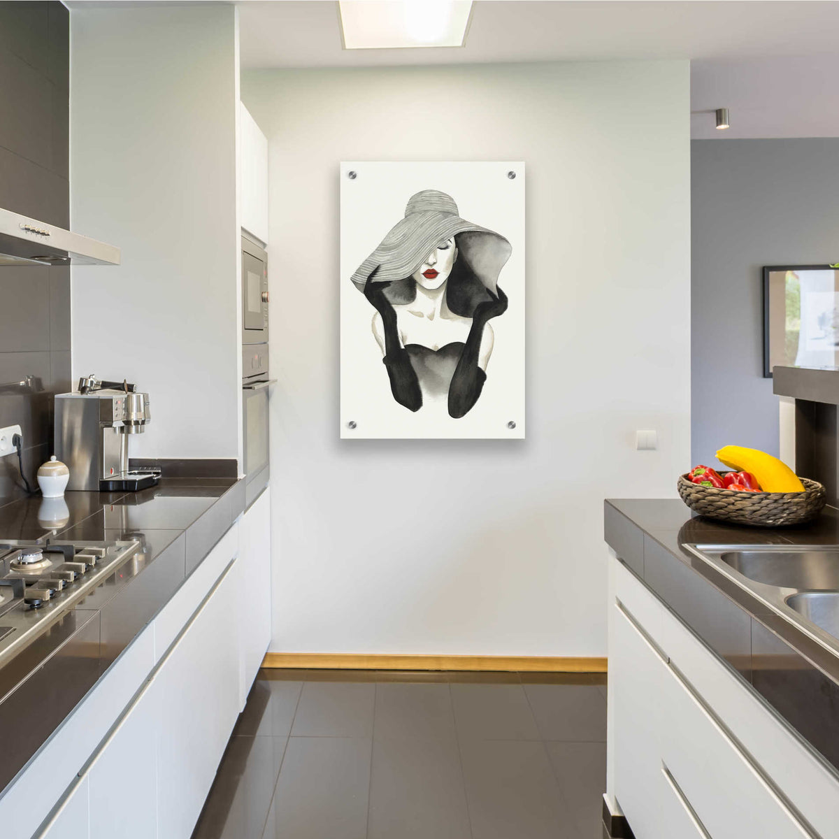 Epic Art 'In Vogue I' by Grace Popp, Acrylic Glass Wall Art,24x36