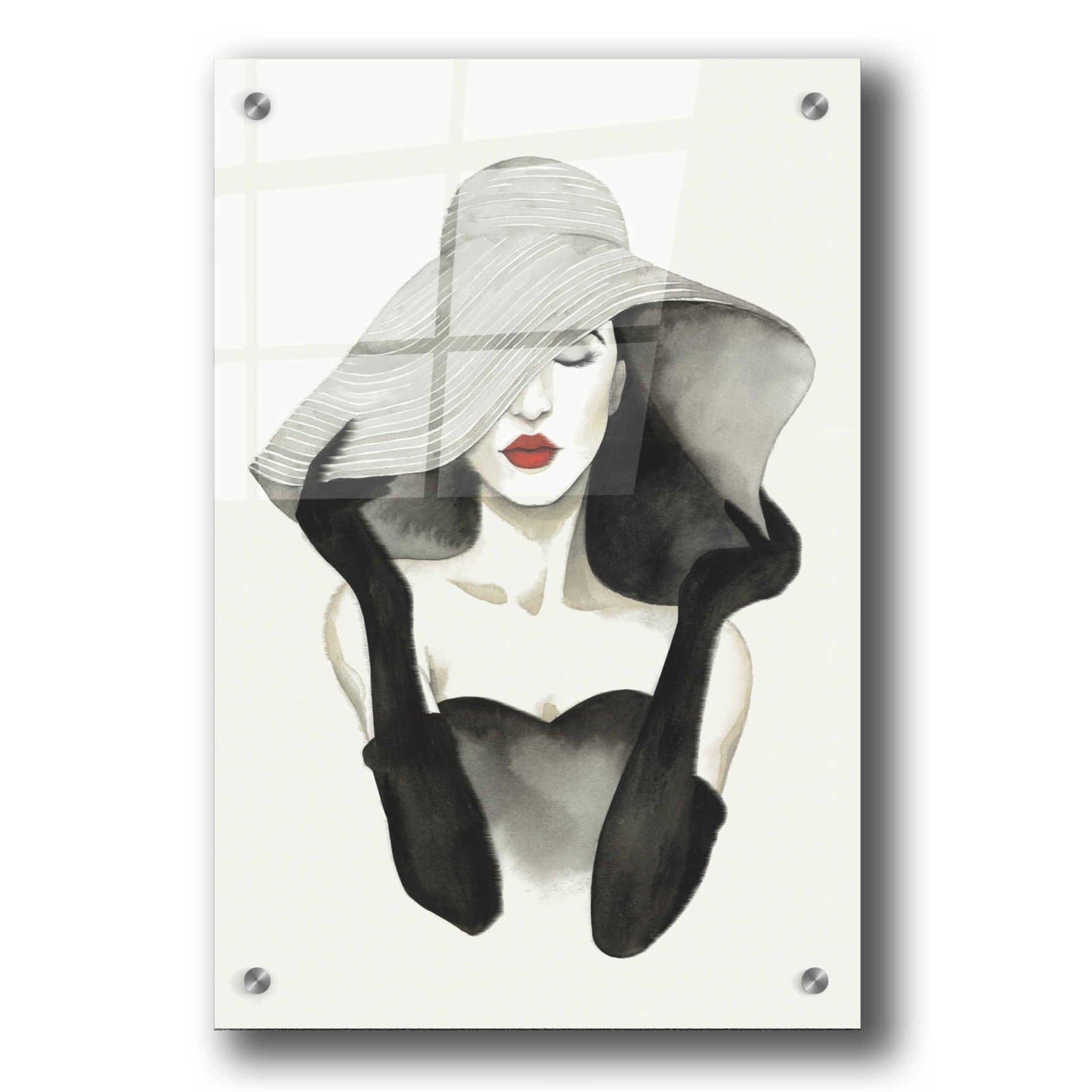 Epic Art 'In Vogue I' by Grace Popp, Acrylic Glass Wall Art,24x36