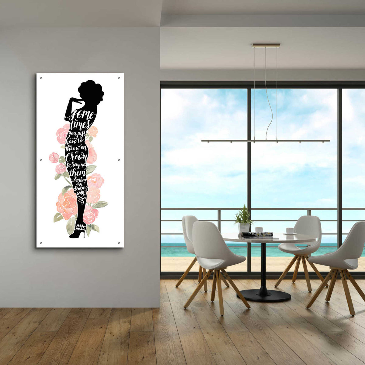 Epic Art 'Iconic Woman I' by Grace Popp, Acrylic Glass Wall Art,24x48
