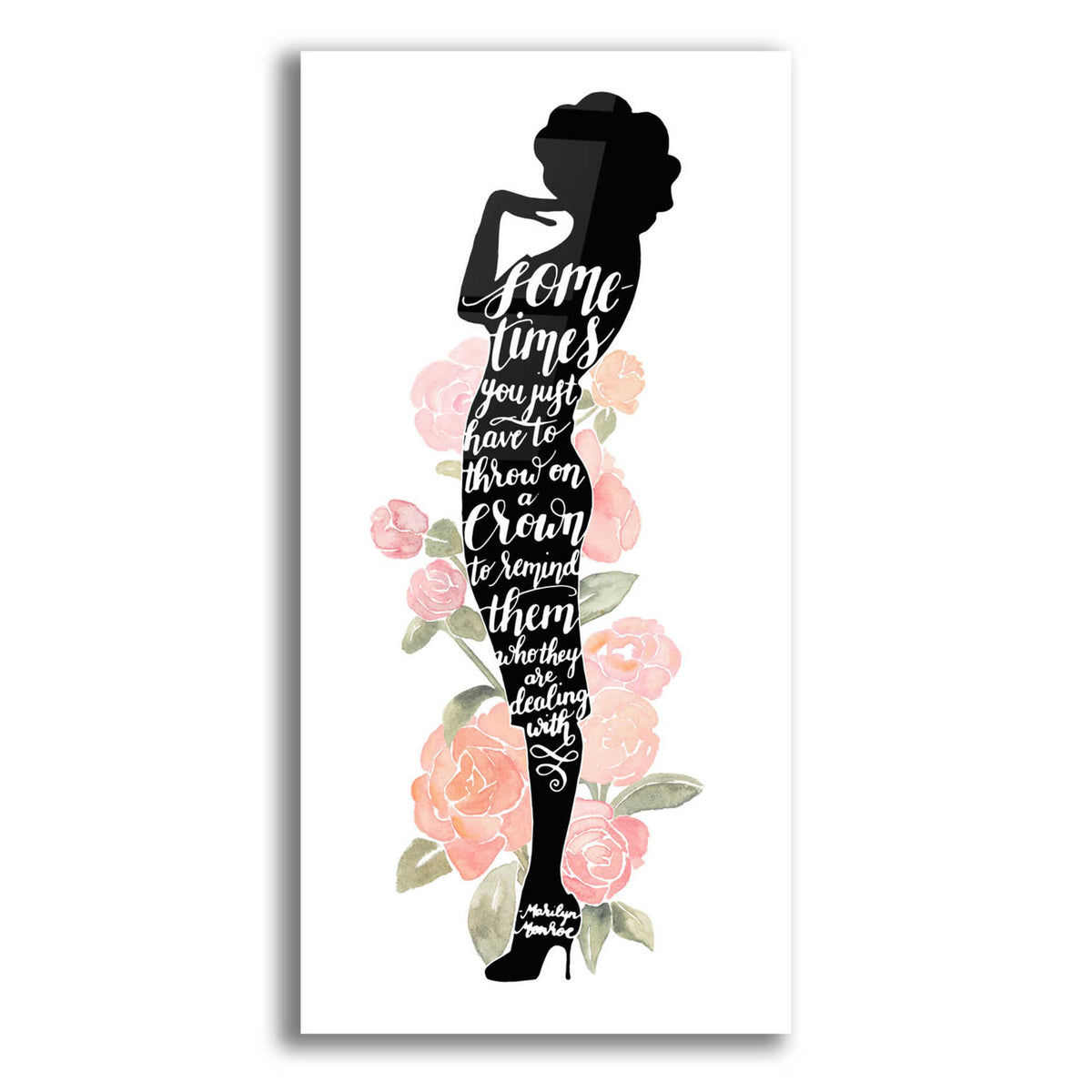 Epic Art 'Iconic Woman I' by Grace Popp, Acrylic Glass Wall Art