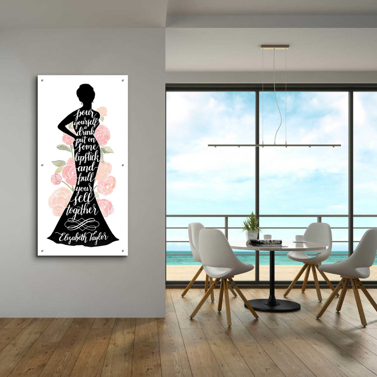 Epic Art 'Iconic Woman II' by Grace Popp, Acrylic Glass Wall Art,24x48