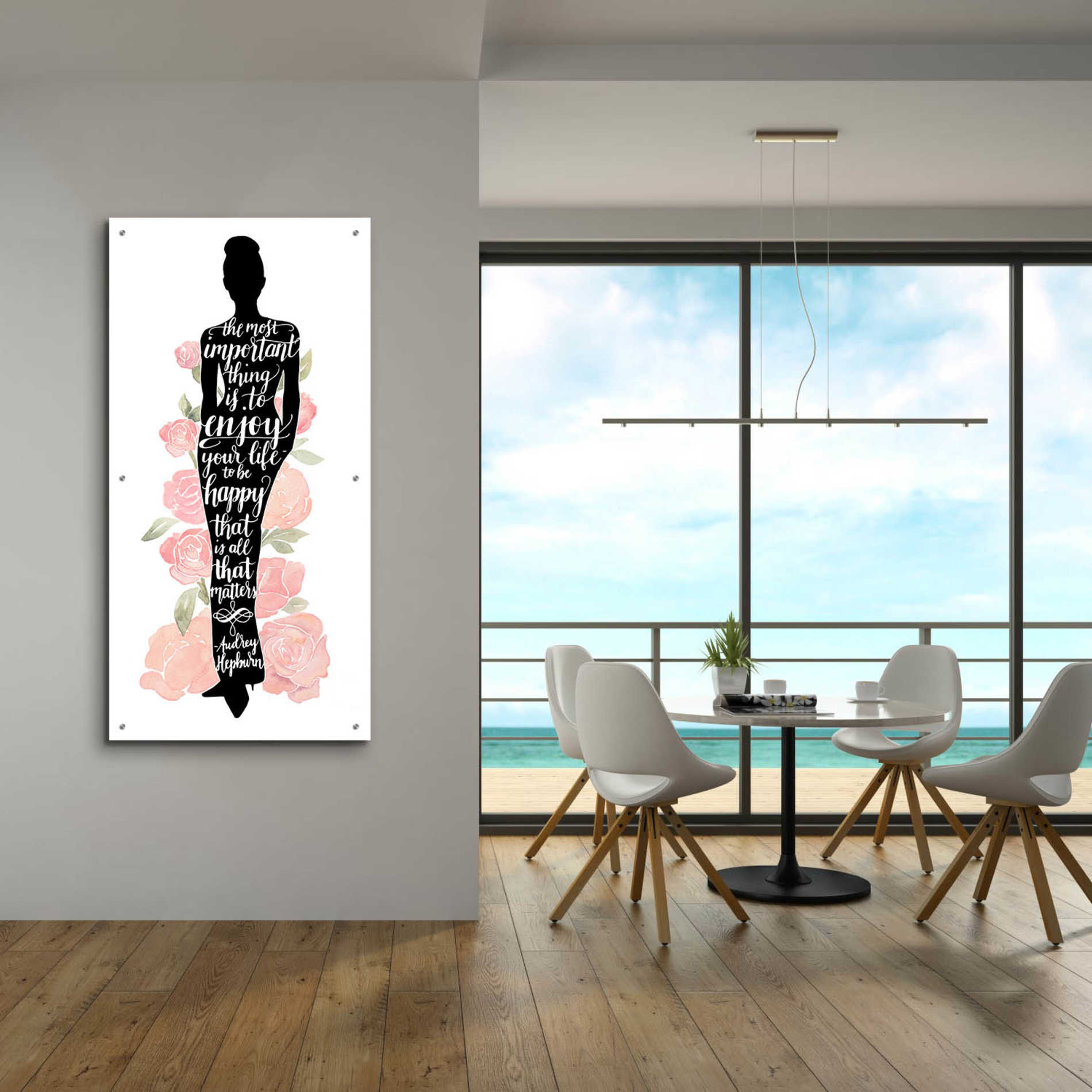 Epic Art 'Iconic Woman III' by Grace Popp, Acrylic Glass Wall Art,24x48