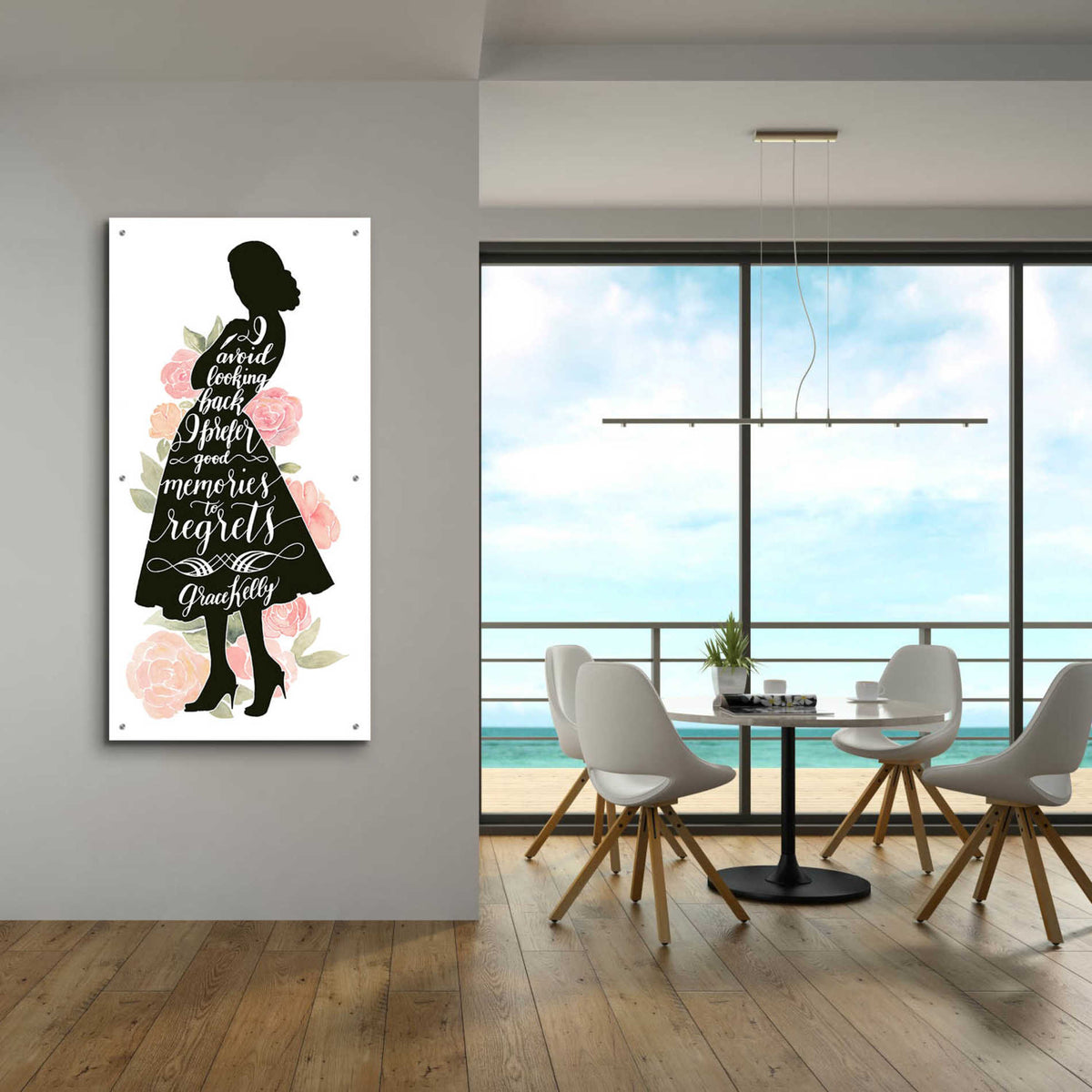 Epic Art 'Iconic Woman IV' by Grace Popp, Acrylic Glass Wall Art,24x48