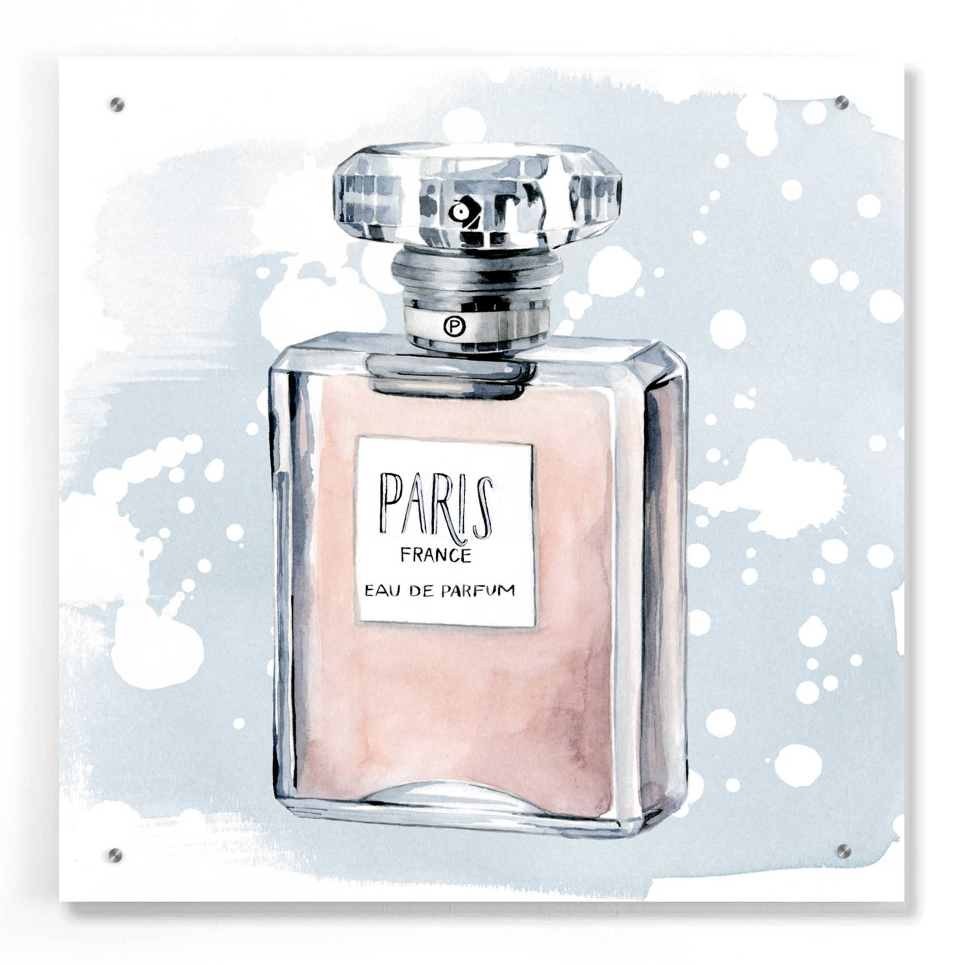 Epic Art 'Parfum I' by Grace Popp, Acrylic Glass Wall Art,24x24