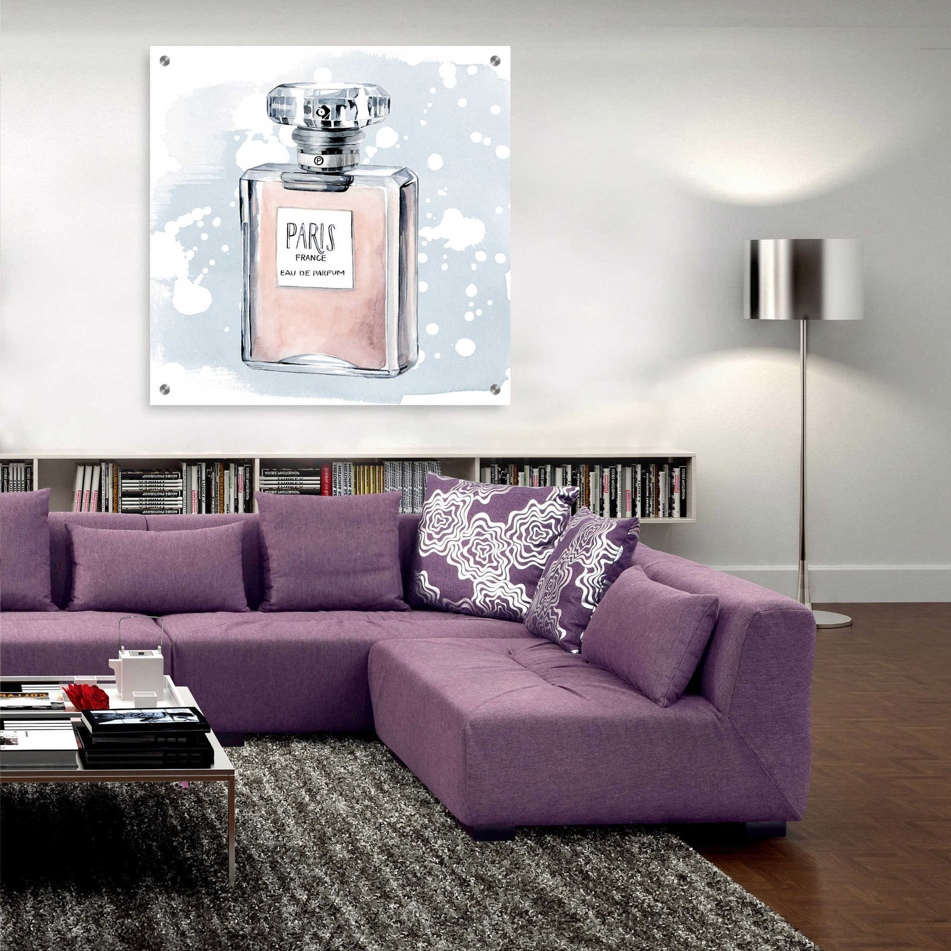 Epic Art 'Parfum I' by Grace Popp, Acrylic Glass Wall Art,36x36