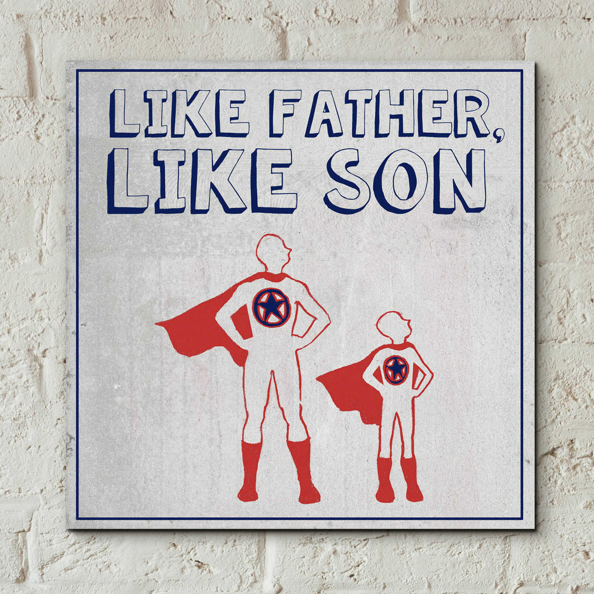 Epic Art 'Little Hero I' by Grace Popp, Acrylic Glass Wall Art,12x12