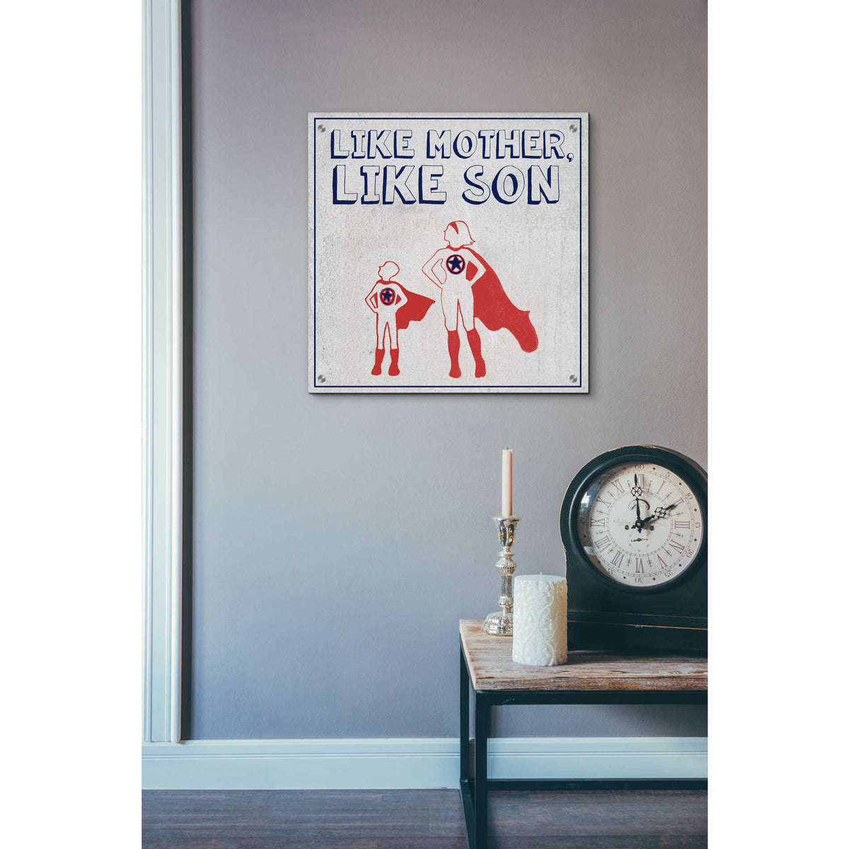 Epic Art 'Little Hero II' by Grace Popp, Acrylic Glass Wall Art,24x24