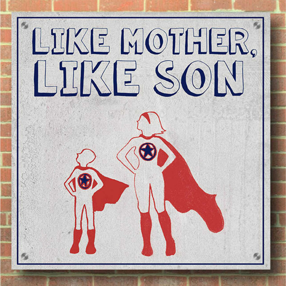 Epic Art 'Little Hero II' by Grace Popp, Acrylic Glass Wall Art,36x36