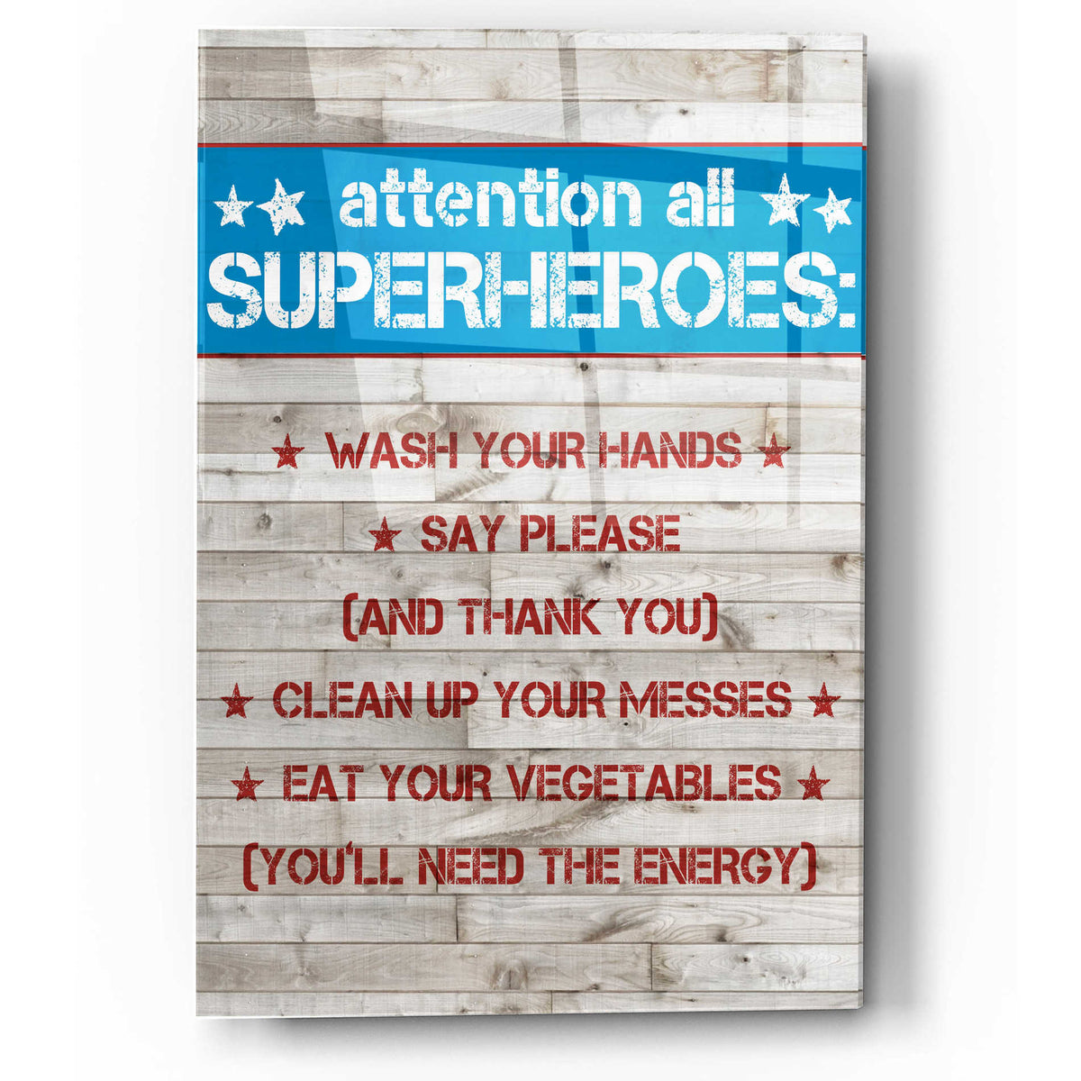 Epic Art 'Little Hero IV' by Grace Popp, Acrylic Glass Wall Art