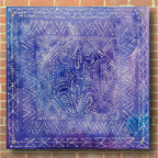 Epic Art 'Batik Nebula II' by Grace Popp, Acrylic Glass Wall Art,36x36