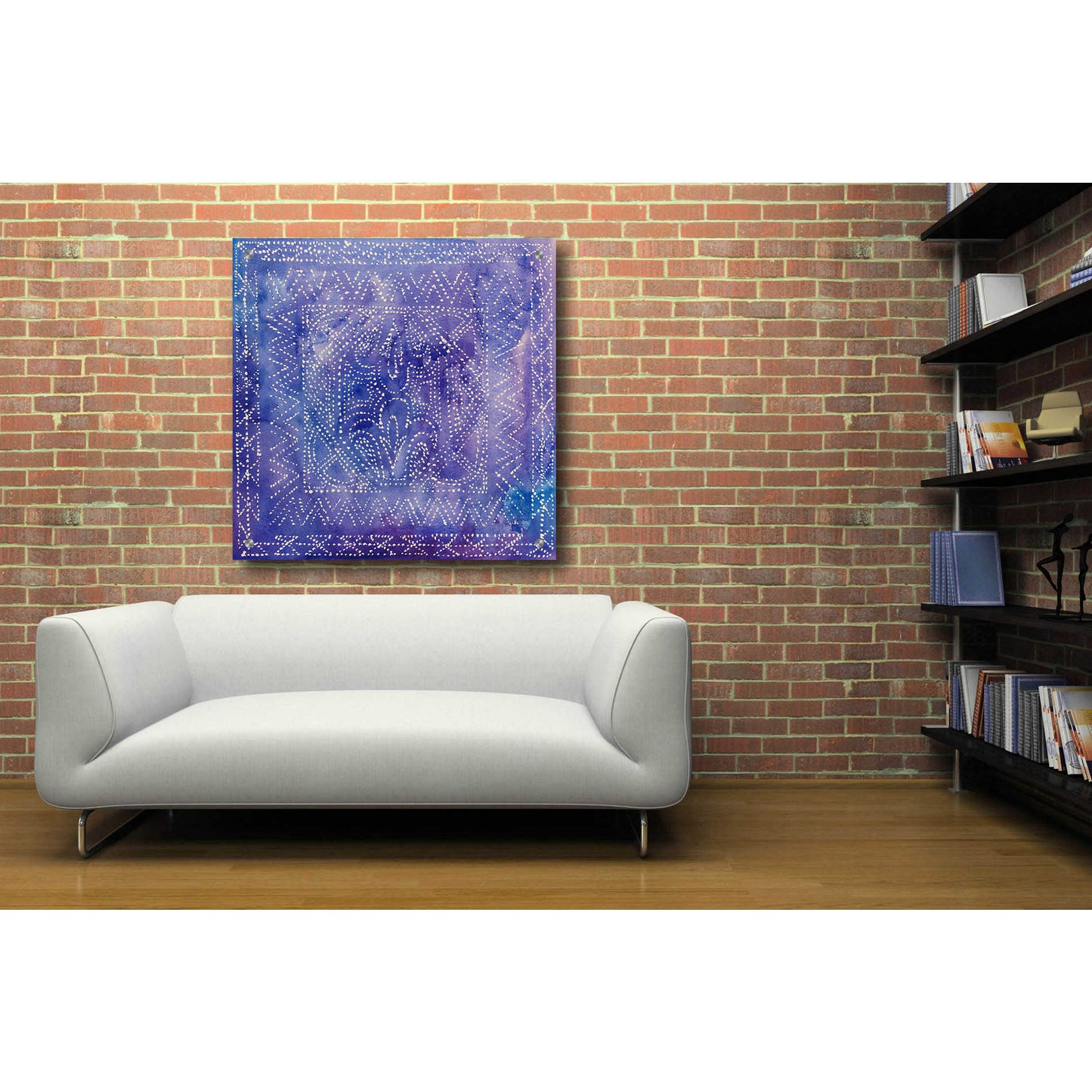 Epic Art 'Batik Nebula II' by Grace Popp, Acrylic Glass Wall Art,36x36
