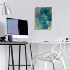 Epic Art 'Gemstones I' by Grace Popp, Acrylic Glass Wall Art,12x16