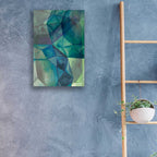 Epic Art 'Gemstones I' by Grace Popp, Acrylic Glass Wall Art,16x24