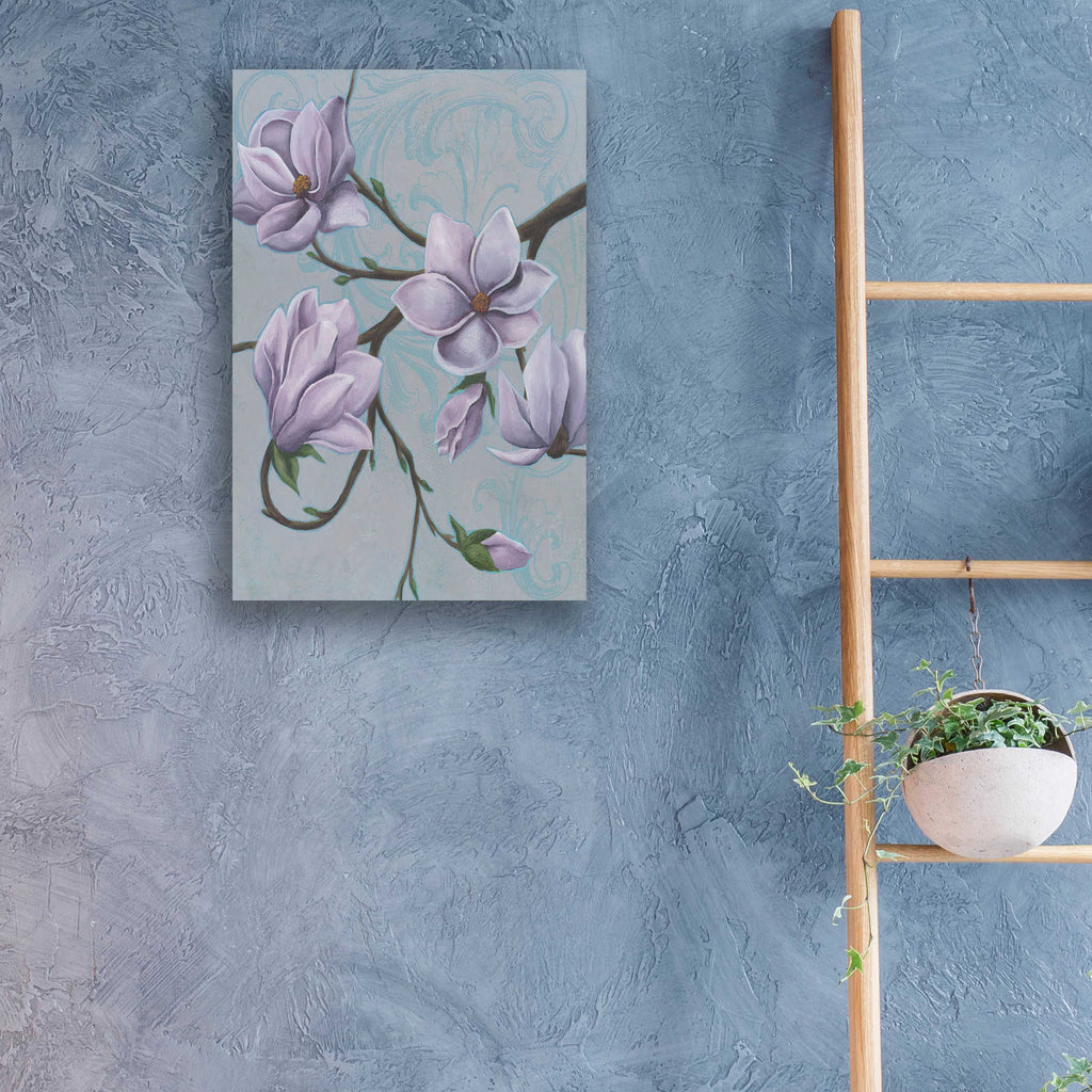 Epic Art 'Branches of Magnolia I' by Grace Popp, Acrylic Glass Wall Art,16x24