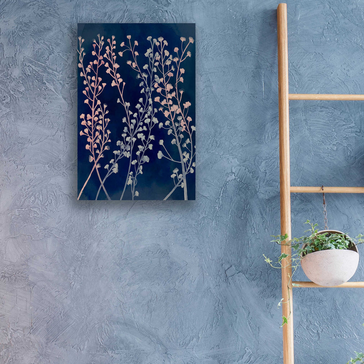 Epic Art 'Midnight Haze II' by Grace Popp, Acrylic Glass Wall Art,16x24