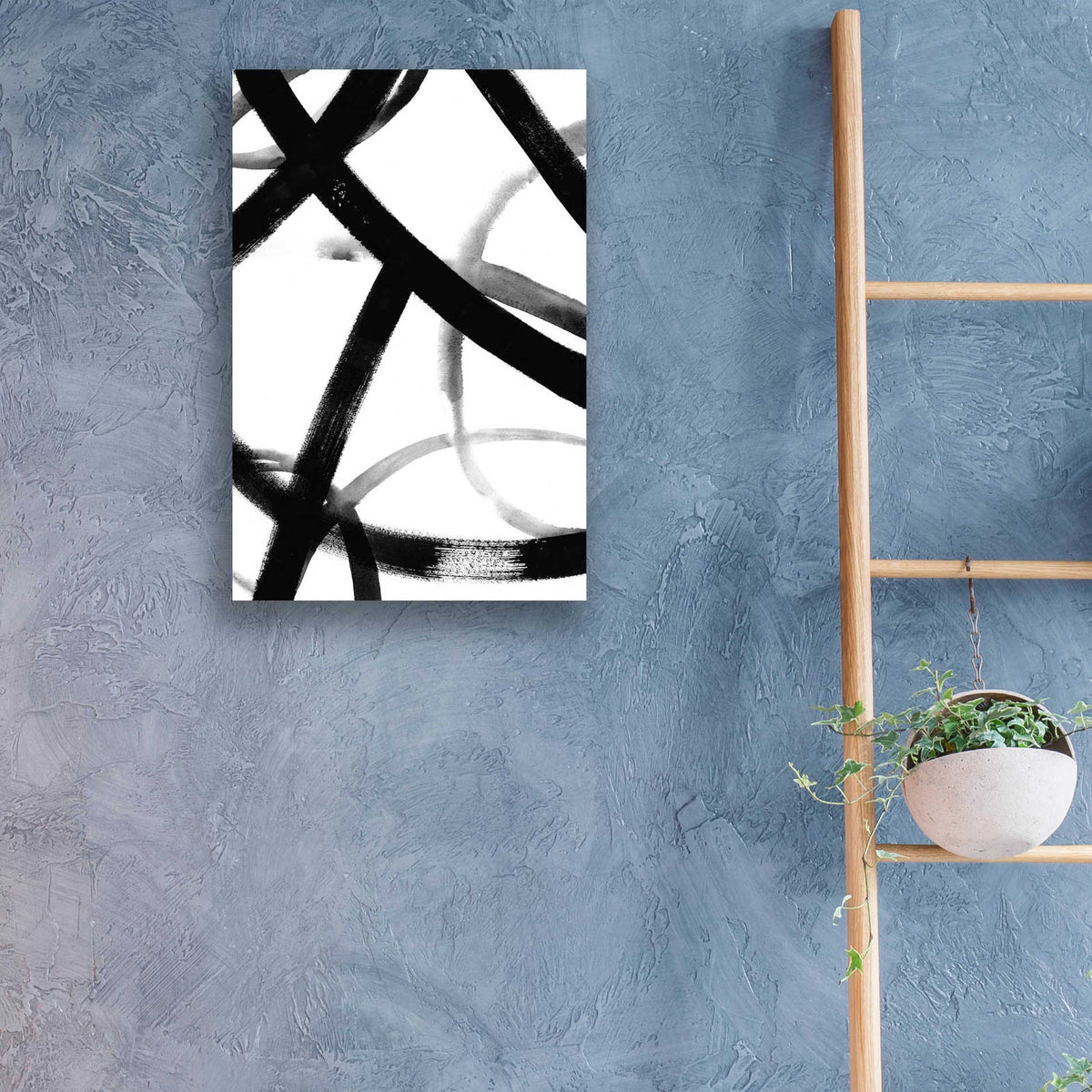 Epic Art 'Monochrome Ripple II' by Grace Popp, Acrylic Glass Wall Art,16x24