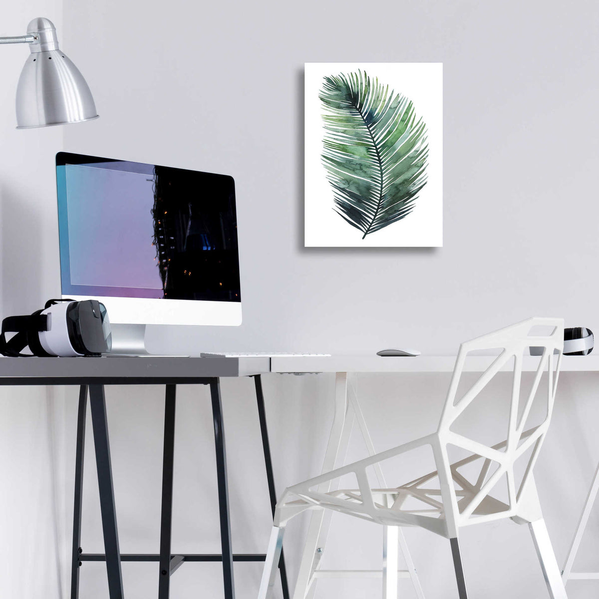 Epic Art 'Untethered Palm VII I' by Grace Popp, Acrylic Glass Wall Art,12x16