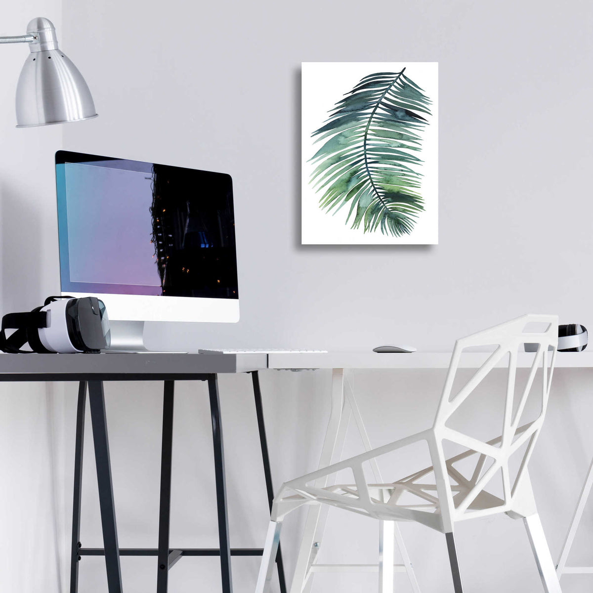 Epic Art 'Untethered Palm VII II' by Grace Popp, Acrylic Glass Wall Art,12x16