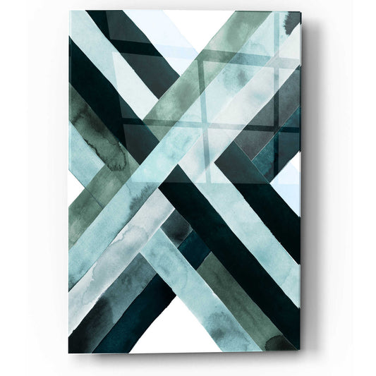 Epic Art 'Watercolor Weave II' by Grace Popp, Acrylic Glass Wall Art