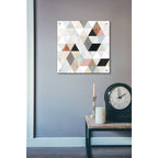 Epic Art 'Watercolor Mosaic II' by Victoria Borges, Acrylic Glass Wall Art,24x24