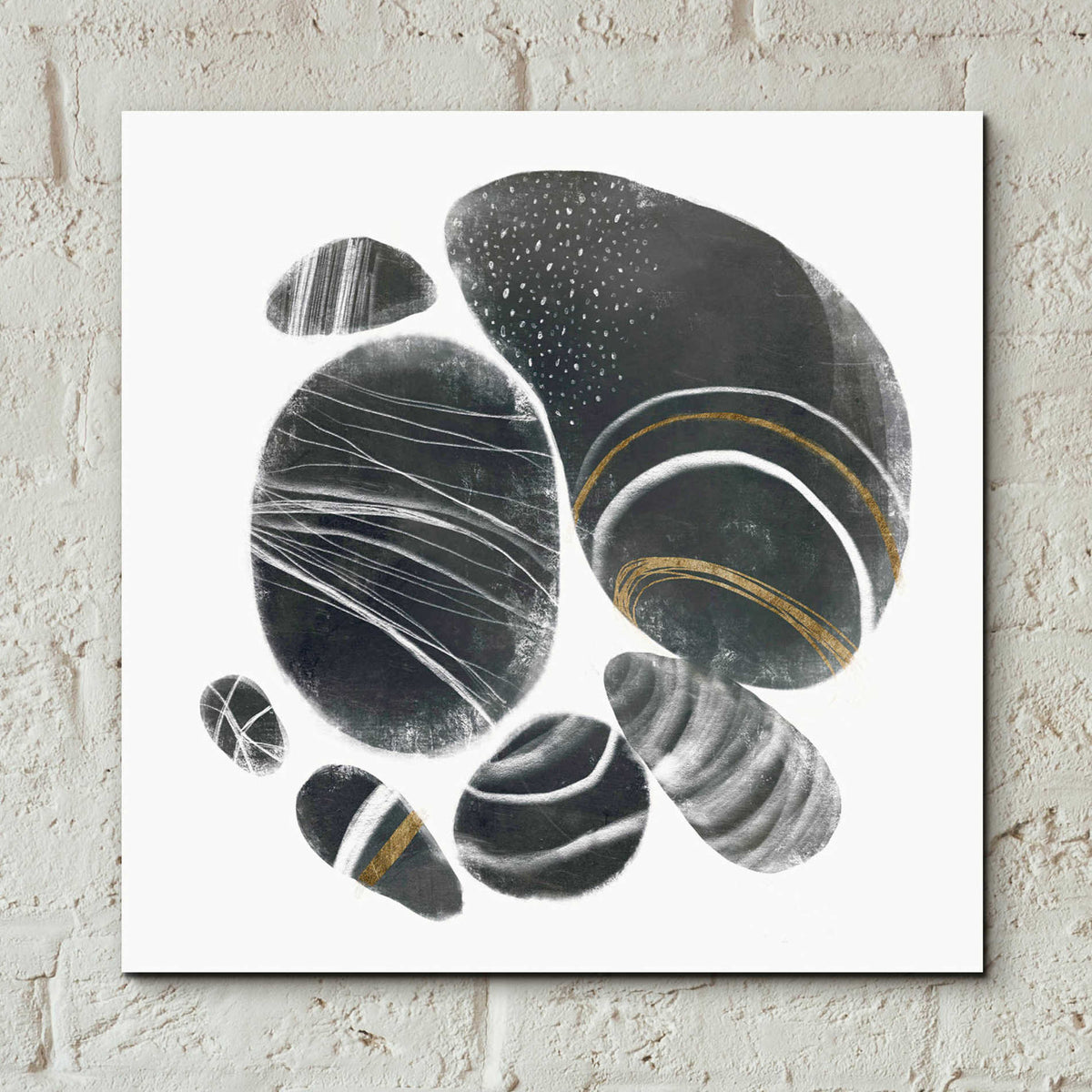 Epic Art 'Mineralize I' by Victoria Borges, Acrylic Glass Wall Art,12x12