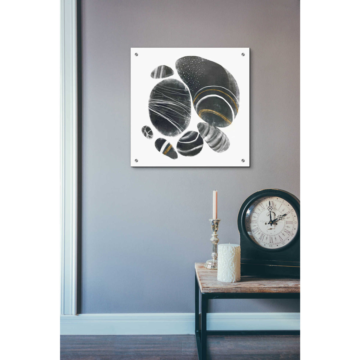 Epic Art 'Mineralize I' by Victoria Borges, Acrylic Glass Wall Art,24x24
