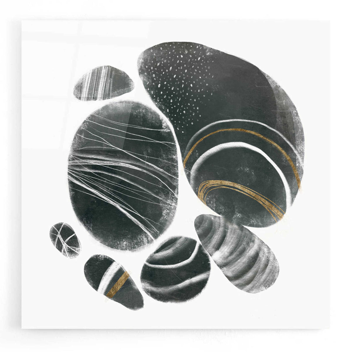 Epic Art 'Mineralize I' by Victoria Borges, Acrylic Glass Wall Art