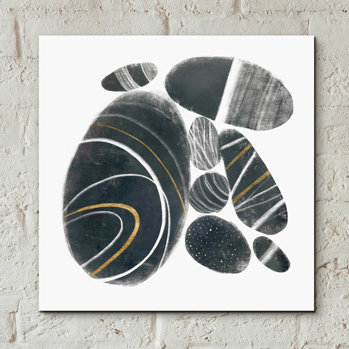 Epic Art 'Mineralize II' by Victoria Borges, Acrylic Glass Wall Art,12x12