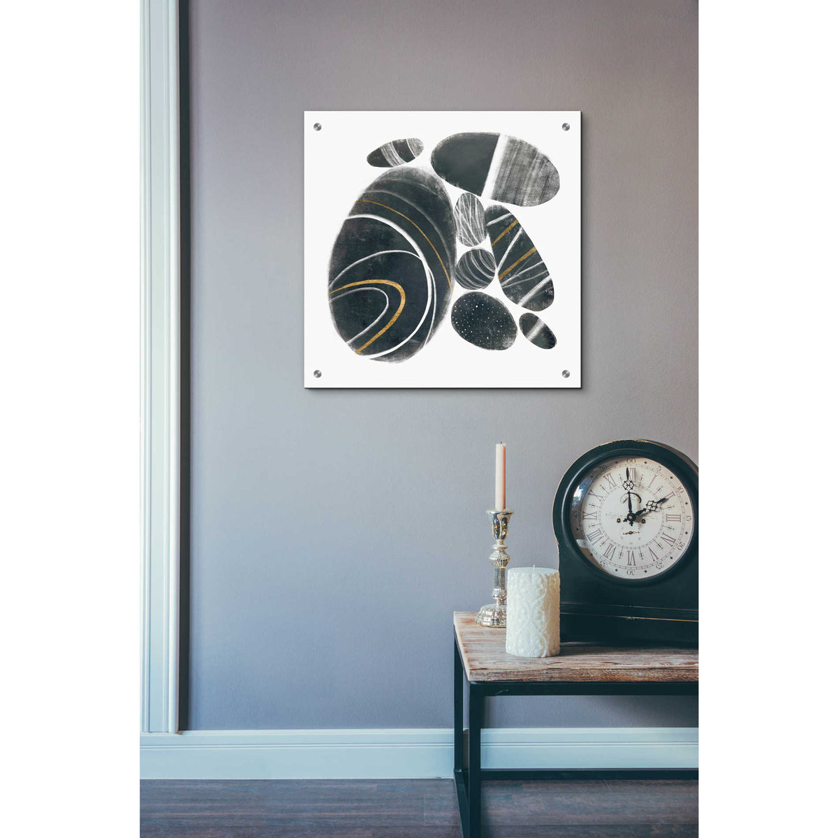 Epic Art 'Mineralize II' by Victoria Borges, Acrylic Glass Wall Art,24x24