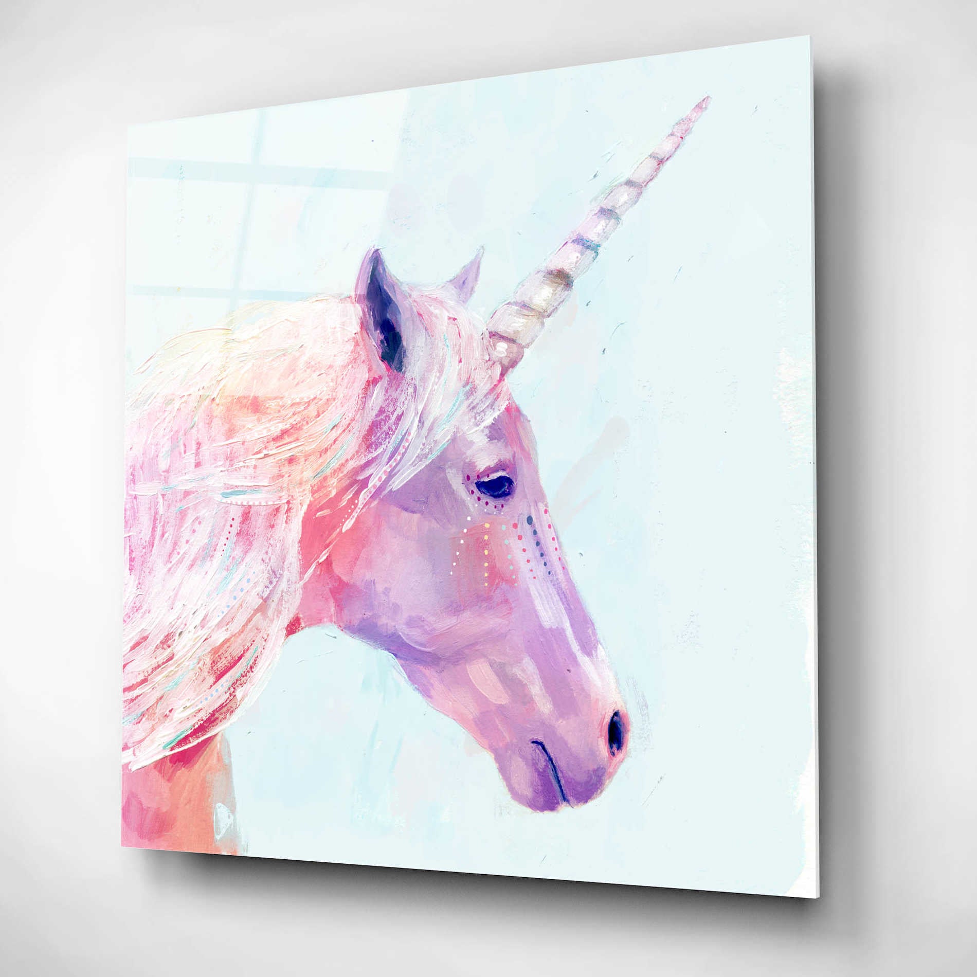 Epic Art 'Mystic Unicorn I' by Victoria Borges, Acrylic Glass Wall