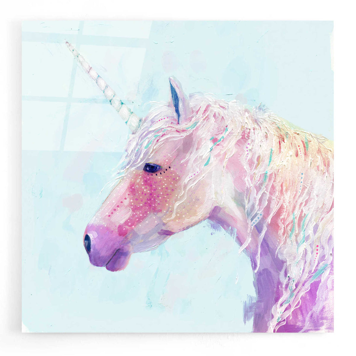 Epic Art 'Mystic Unicorn II' by Victoria Borges, Acrylic Glass Wall Art