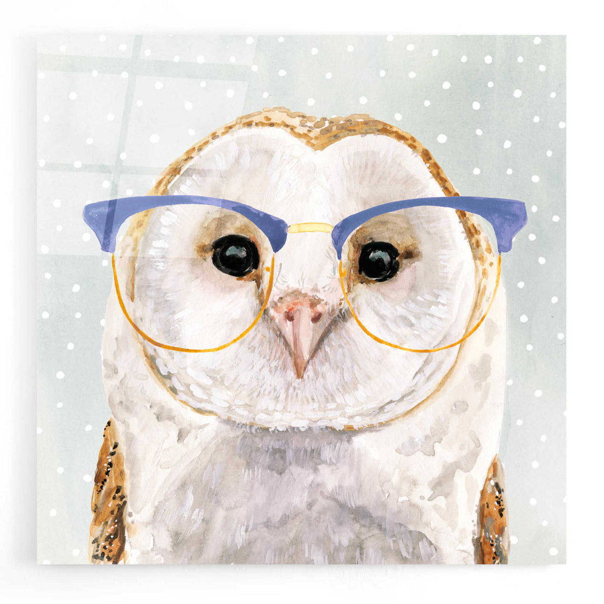 Epic Art 'Four-Eyed Forester II' by Victoria Borges, Acrylic Glass Wall Art