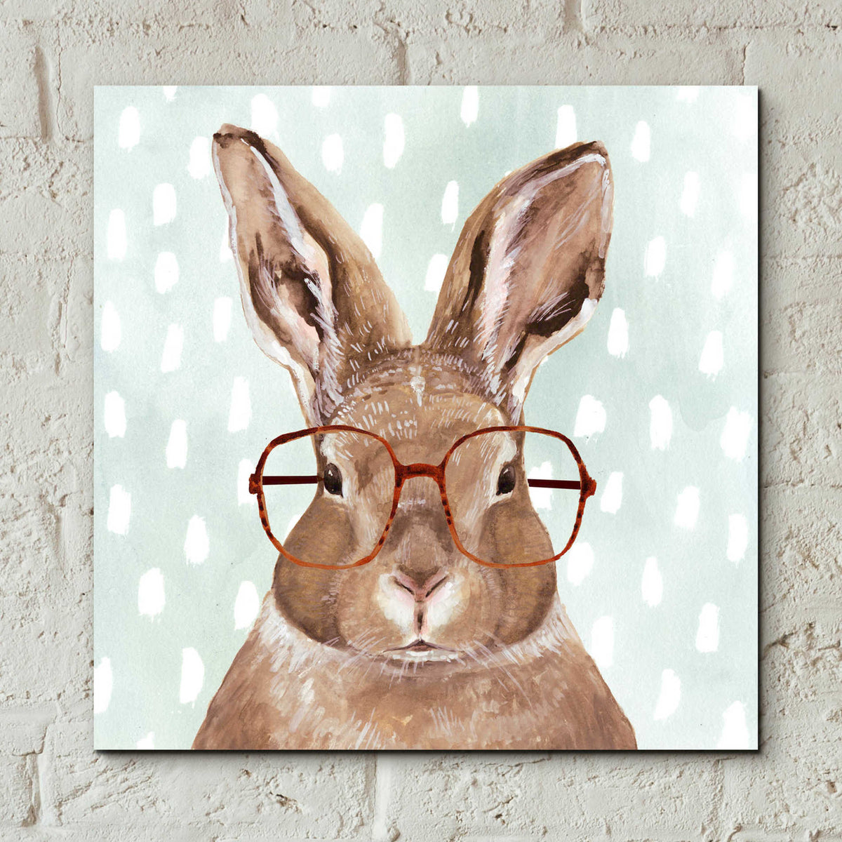 Epic Art 'Four-Eyed Forester III' by Victoria Borges, Acrylic Glass Wall Art,12x12