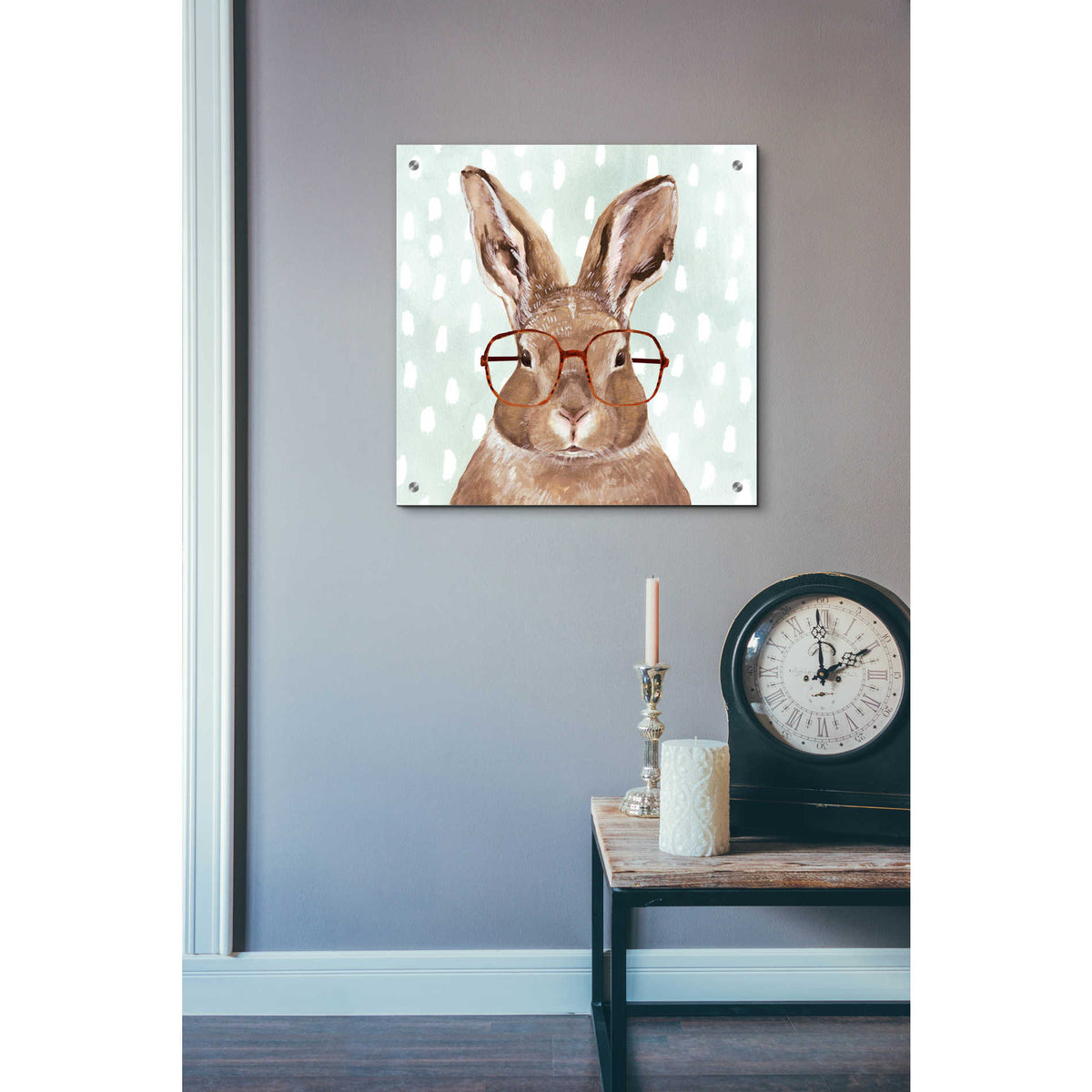 Epic Art 'Four-Eyed Forester III' by Victoria Borges, Acrylic Glass Wall Art,24x24