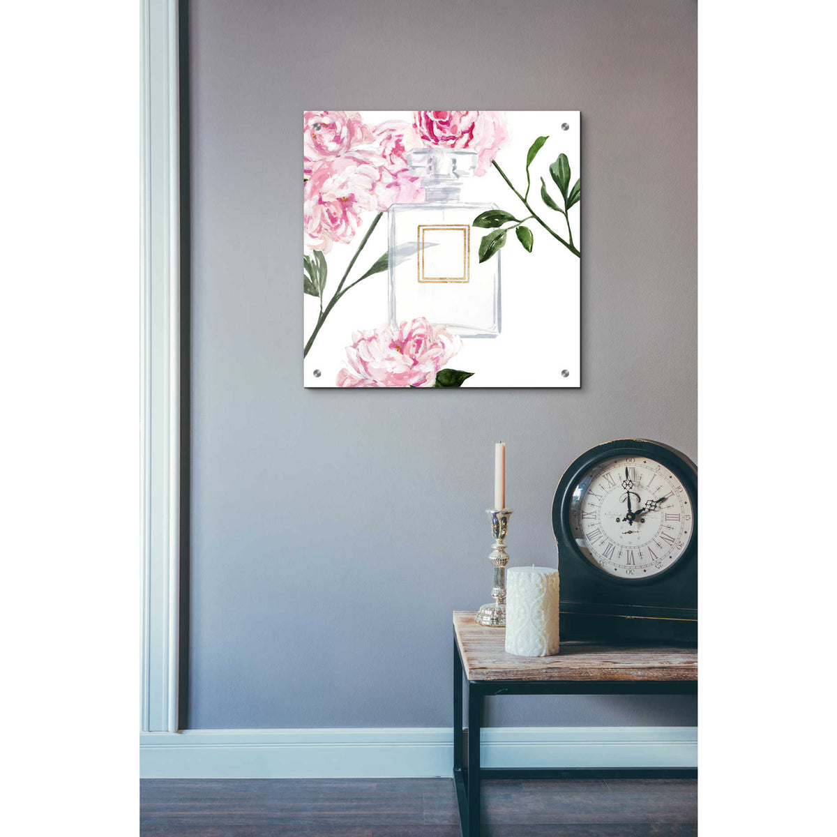 Epic Art 'Get Glam V' by Victoria Borges, Acrylic Glass Wall Art,24x24