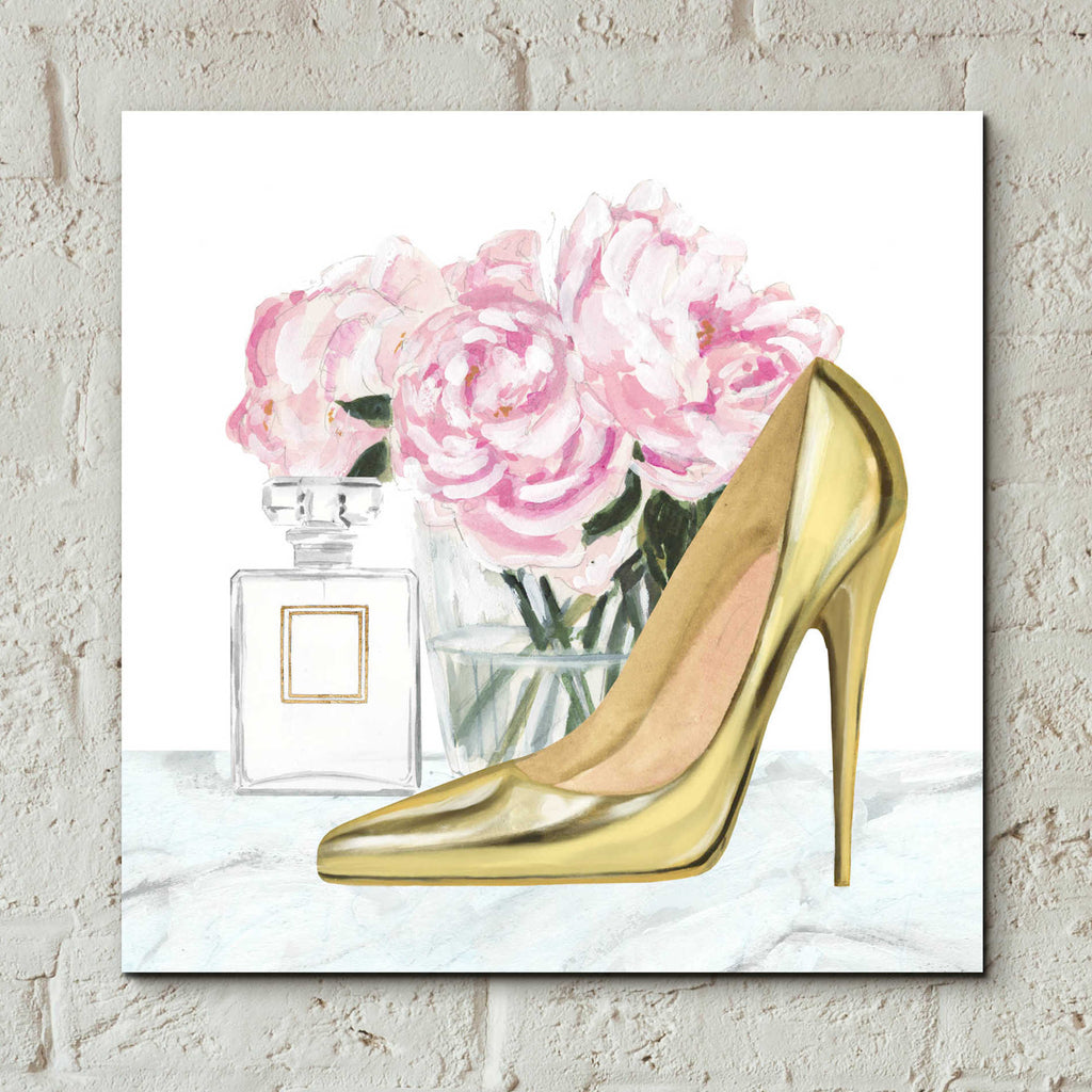 Epic Art 'Get Glam VIII' by Victoria Borges, Acrylic Glass Wall Art,12x12