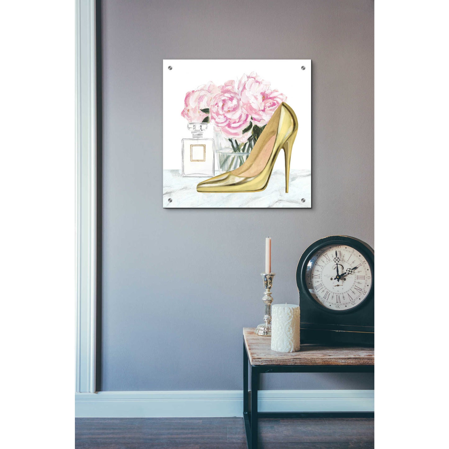 Epic Art 'Get Glam VIII' by Victoria Borges, Acrylic Glass Wall Art,24x24