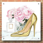 Epic Art 'Get Glam VIII' by Victoria Borges, Acrylic Glass Wall Art,36x36