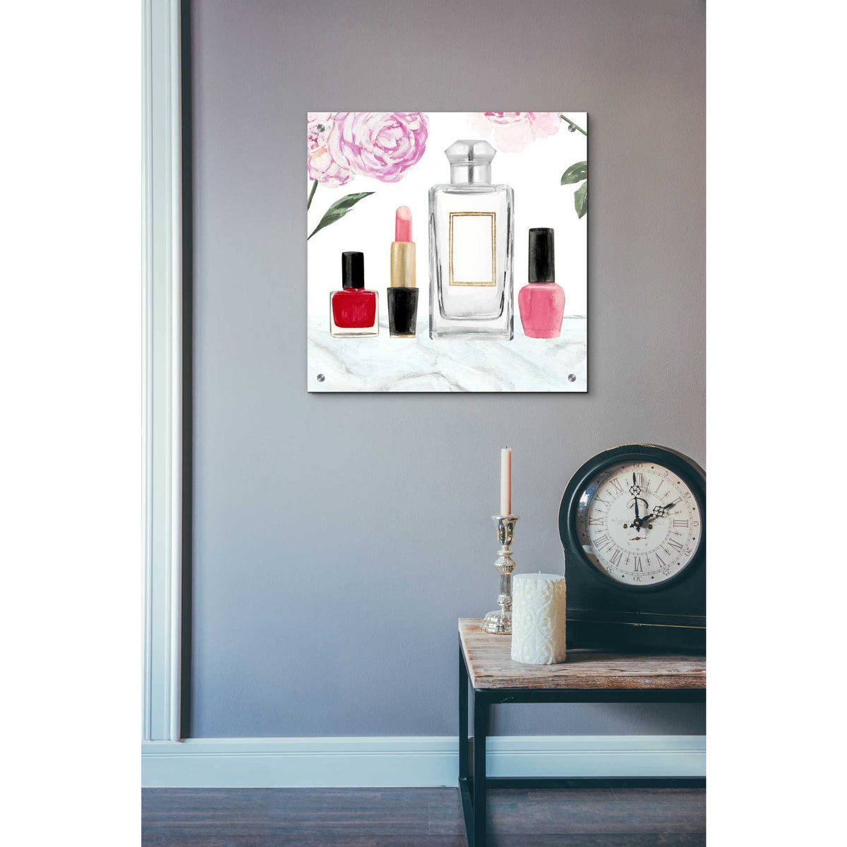 Epic Art 'Get Glam IX' by Victoria Borges, Acrylic Glass Wall Art,24x24