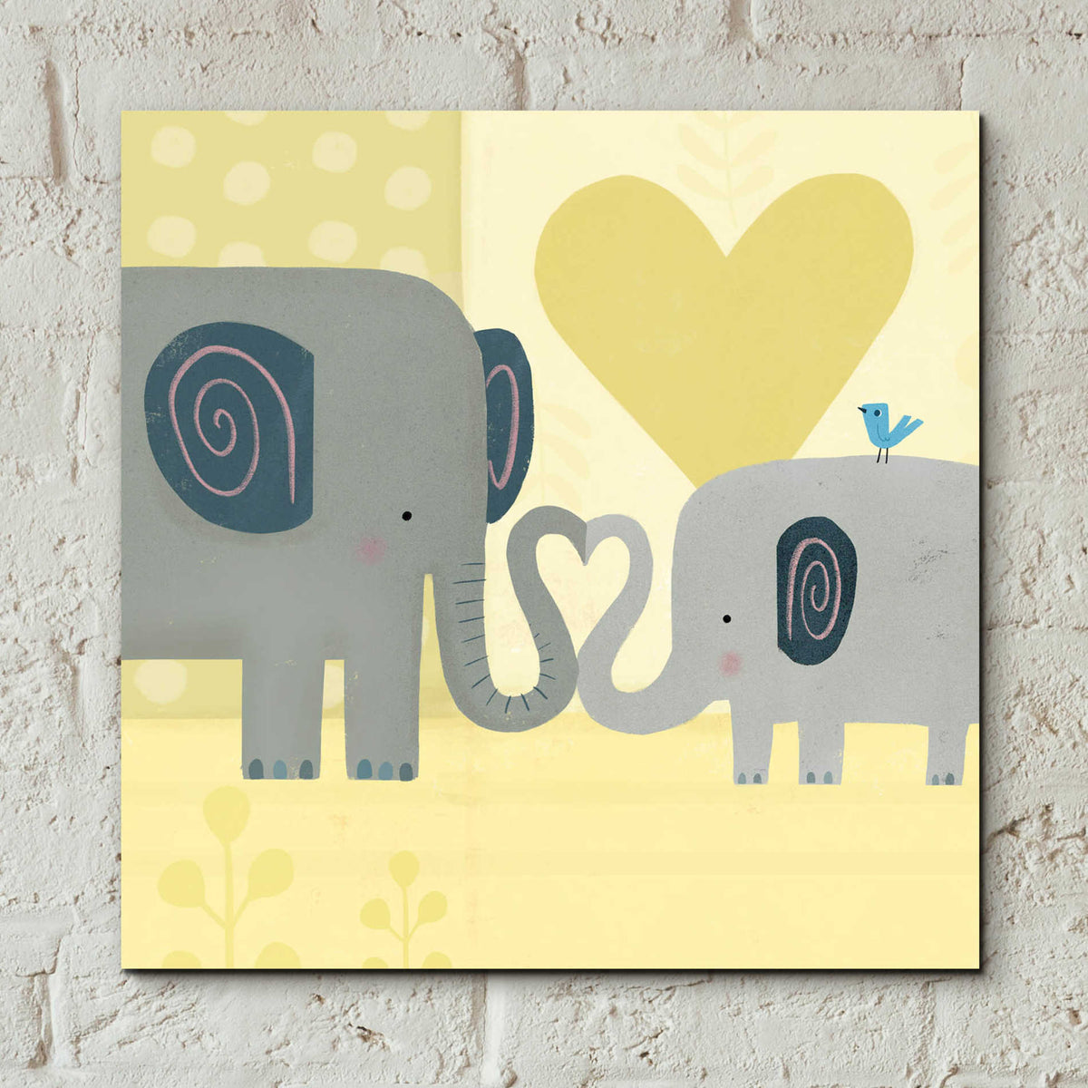 Epic Art 'Mama and Me III' by Victoria Borges, Acrylic Glass Wall Art,12x12