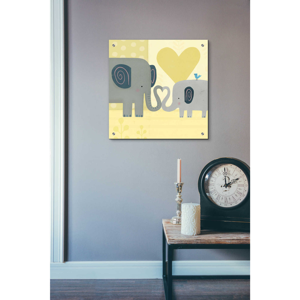Epic Art 'Mama and Me III' by Victoria Borges, Acrylic Glass Wall Art,24x24