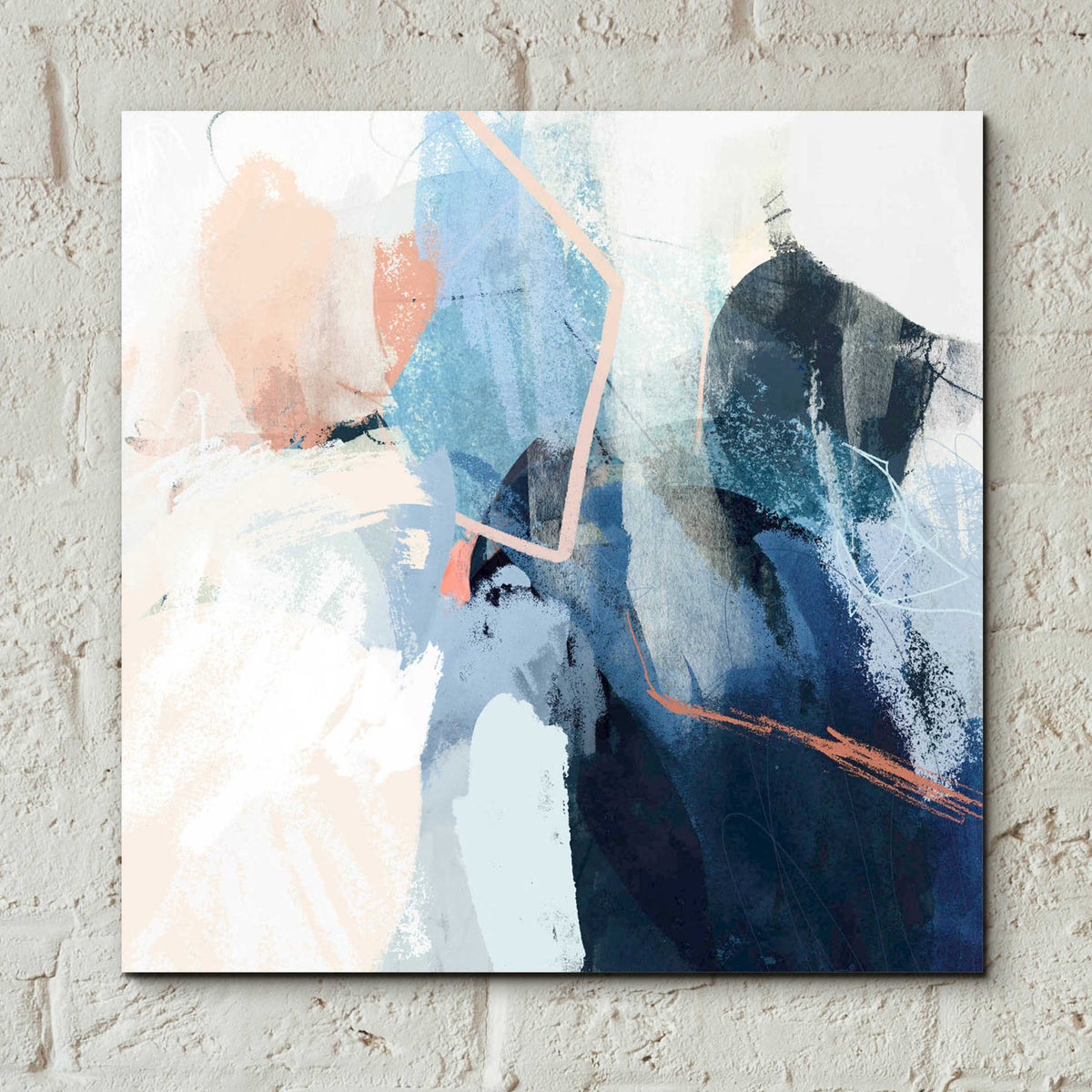 Epic Art 'Luz II' by Victoria Borges, Acrylic Glass Wall Art,12x12