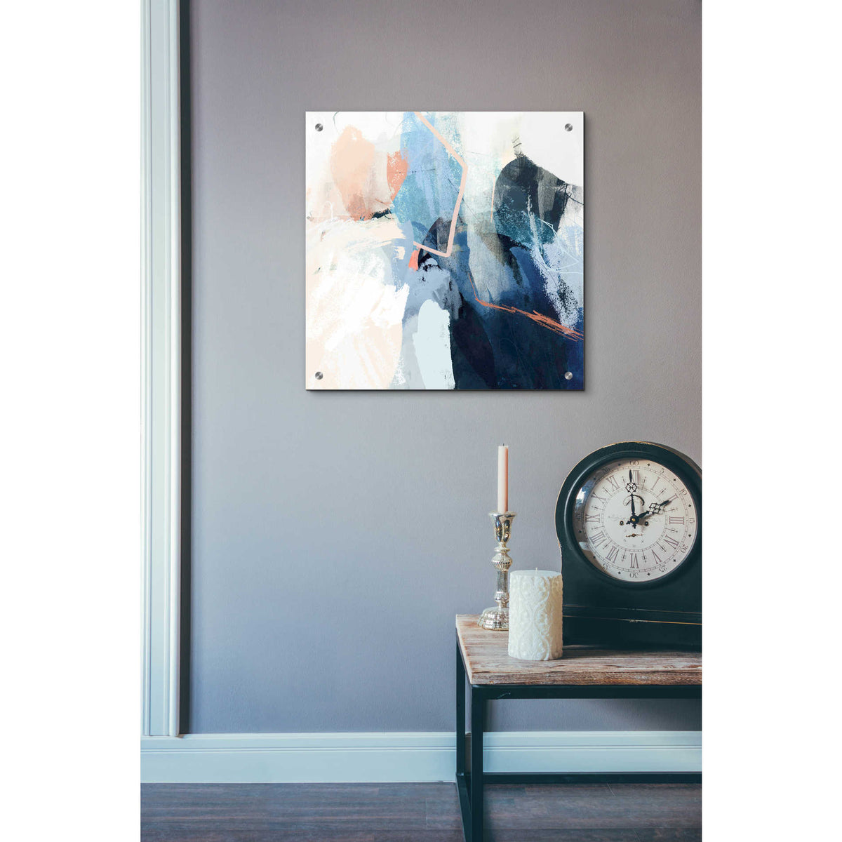 Epic Art 'Luz II' by Victoria Borges, Acrylic Glass Wall Art,24x24