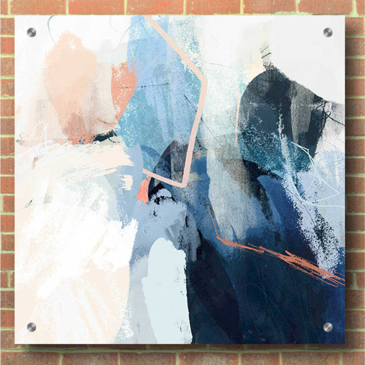 Epic Art 'Luz II' by Victoria Borges, Acrylic Glass Wall Art,36x36