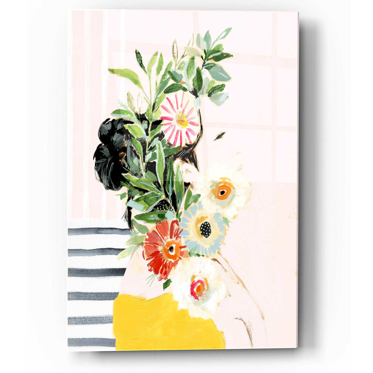 Epic Art 'Grow Your Own Way I' by Victoria Borges, Acrylic Glass Wall Art