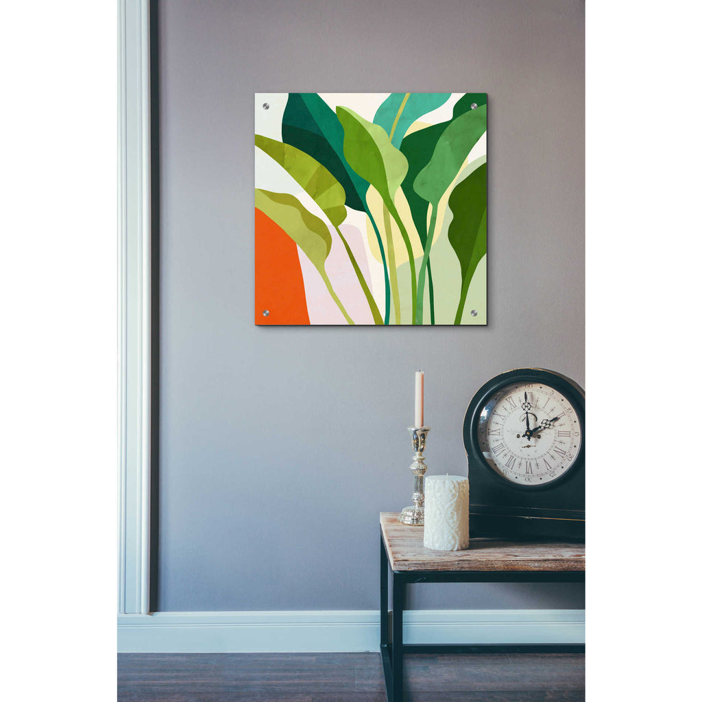 Epic Art 'Tropica I' by Victoria Borges, Acrylic Glass Wall Art,24x24