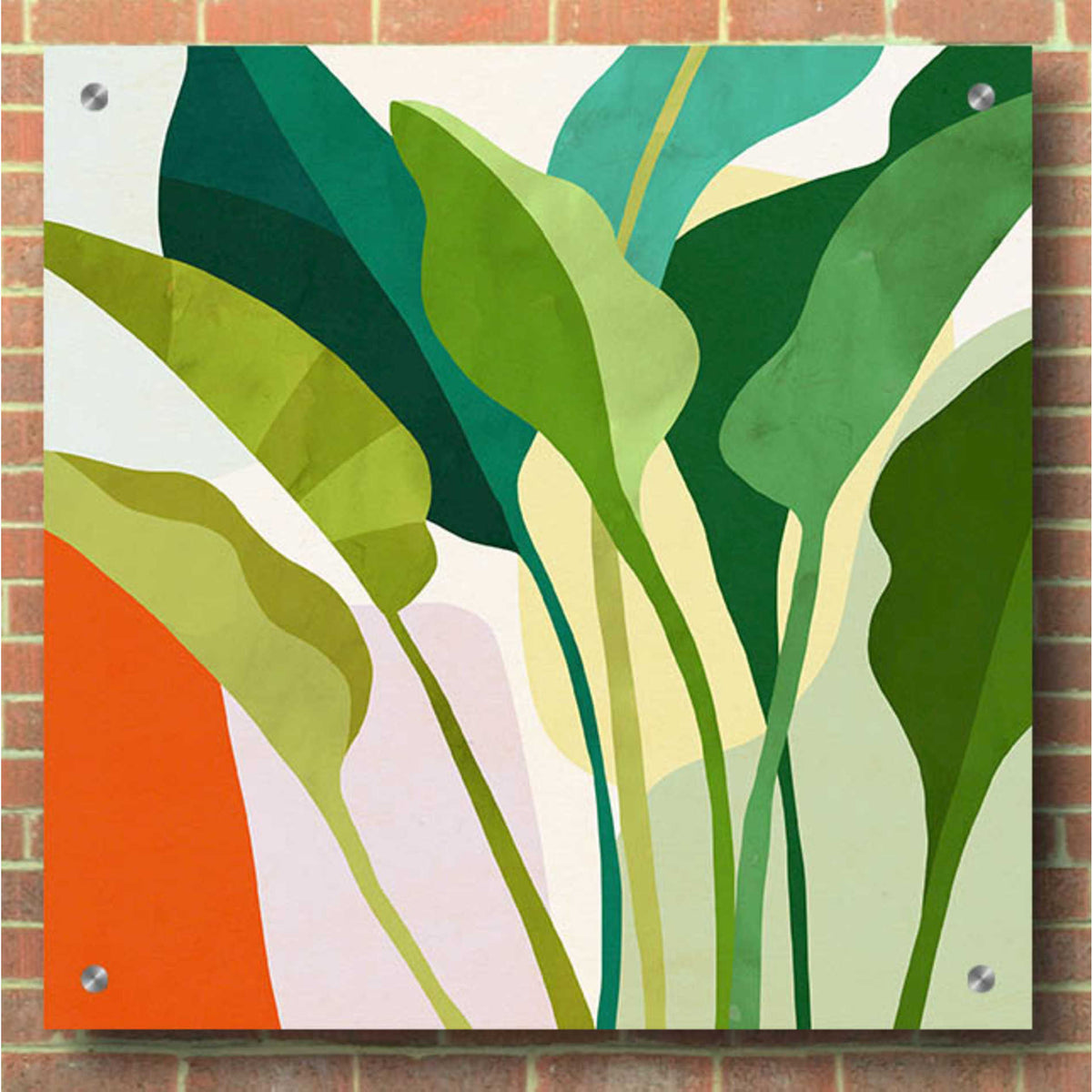 Epic Art 'Tropica I' by Victoria Borges, Acrylic Glass Wall Art,36x36