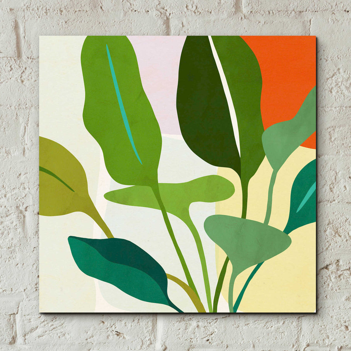 Epic Art 'Tropica II' by Victoria Borges, Acrylic Glass Wall Art,12x12