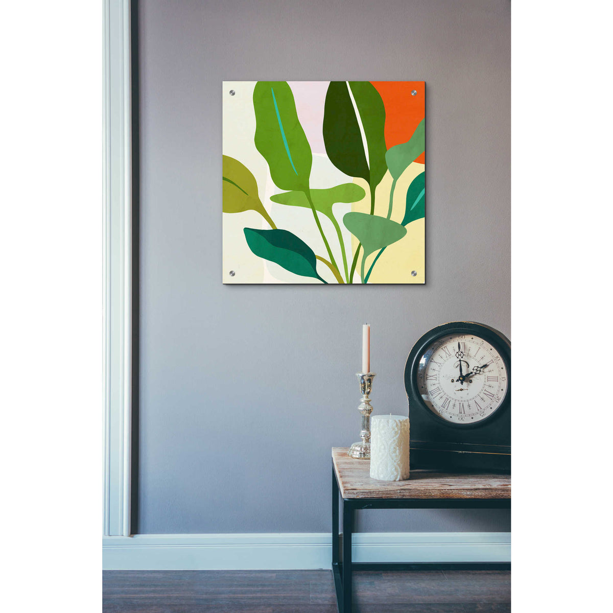 Epic Art 'Tropica II' by Victoria Borges, Acrylic Glass Wall Art,24x24